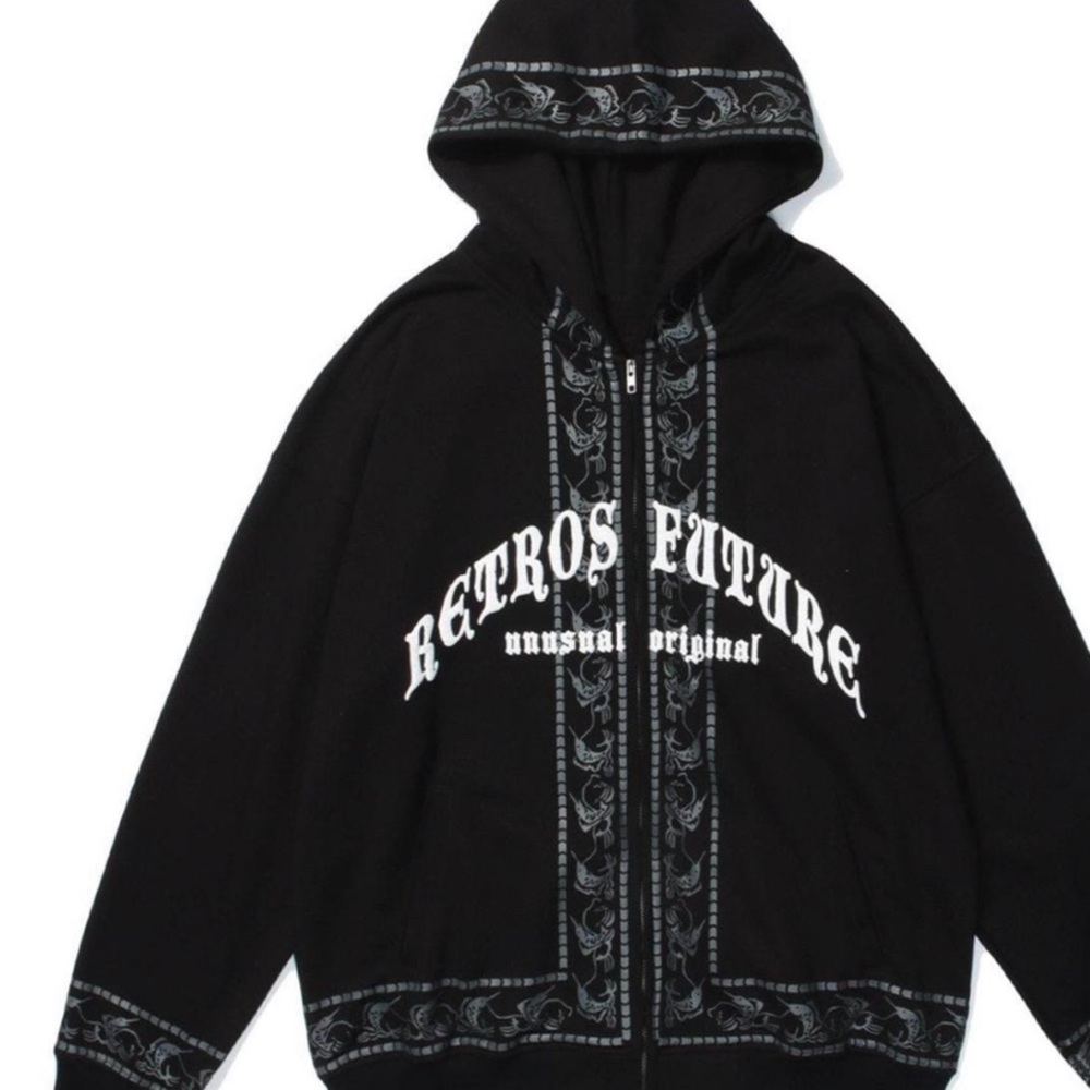 AELFRIC EDEN KOI LETTERING HOODIE